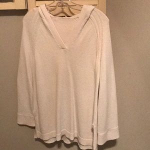 Ann Taylor hoodie tunic sweater